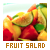 fan of fruit salad
