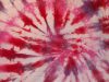 Pink, purple, and bright red tie-dye spiral