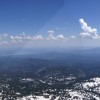 view from the top of Lassen Peak, looking more or less east